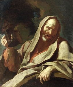 Diogenes With His Lantern — Giuseppe Antonio Petrini