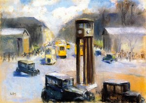 Traffic Jam At Potsdamer Platz — Lesser Ury