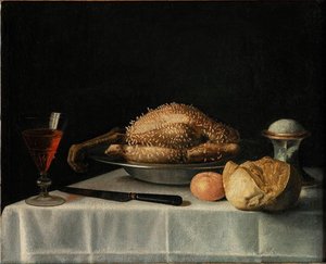 Still-life With Larded Poultry — Себастьян Стоскопф