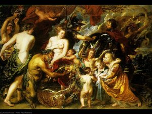 Allegorie Über Die Segnungen Des Friedens Ng London — Peter Paul Rubens, Barock