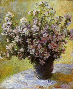 Bouquet Of Mallows — Claude Monet, Impressionism