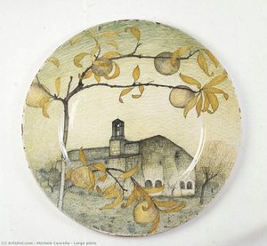 Large Plate — Michele Cascella