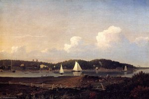 Fresh Water Cove From Dolliver's Neck, Glouster — Fitz Henry Lane
