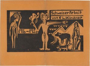 Cover From Exhibition Catalogue — Ernst Ludwig Kirchner, Expressionism