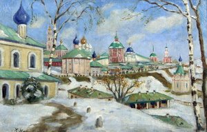 The Procession On The Slopes — Konstantin Yuon