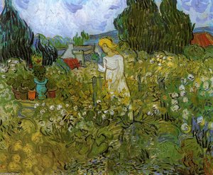 Marguerite Gachet Im Garten — Vincent Willem Van Gogh, Post-impressionism