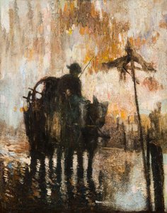 On The Wagon Of Death — Gulacsy Lajos Kalman