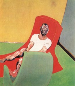 Doppelporträt Von Lucian Freud Und Frank Auerbach, 1964 B — Francis Bacon