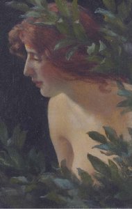 Wood Nymph Study — Charles Courtney Curran