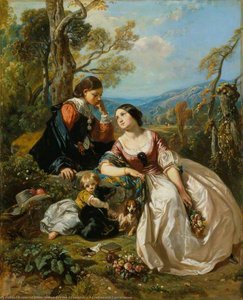 A Sentimental Conversation — Camille Joseph Étienne Roqueplan