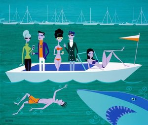 Watson And The Shark — Josh Agle (shag)