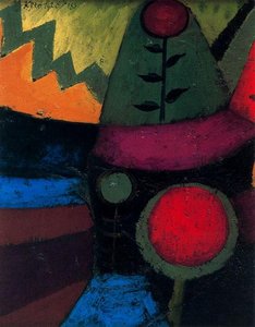 Drei Blüten — Paul Klee, Abstract Expressionism