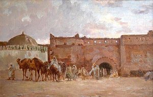 Bab El Khemis À Marrakech (titre Inscrit) — Joseph-félix Bouchor