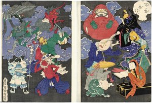 Night Parade Of One Hundred Demonic Objects — Tsukioka Yoshitoshi