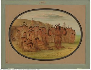 A Mandan Medicine Man — George Catlin