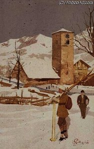 A view of Adelboden, Switzerland