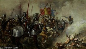 King Henry V at the Battle of Agincourt,