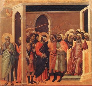 Christ Mocked — Duccio Di Buoninsegna, Sienese Gothic Style
