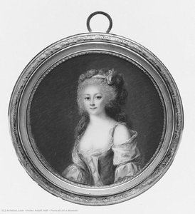 Portrait Of A Woman — Peter Adolf Hall