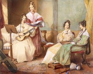 The Four Daughters Of Archbishop Sumner — Sir William Blake Richmond