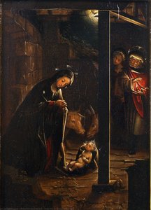 Nativity In Nocturnal Light — Defendente Ferrari