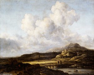 Sunny Landscape — Jacob Isaackszoon Van Ruisdael