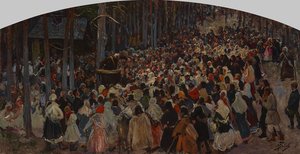 Sermon At The Church Fair At Kalwaria — Julian Fałat