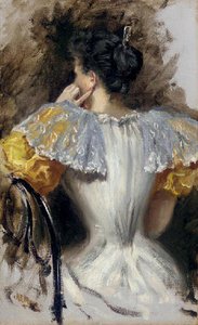 Woman In A White Dress — Addison Thomas Millar