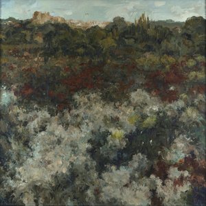 Altafulla And Chrysanthemums — Josep Sala Llorens, Impressionism