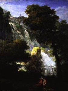 A View of the Falls of Terni with Classical Figures