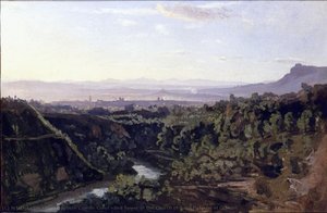 Bell Tower Of The Church Of Saint Paterne At Orleans — Jean-baptiste-camille Corot, Realism