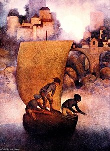 Wynken Blynken And Nod — Maxfield Parrish