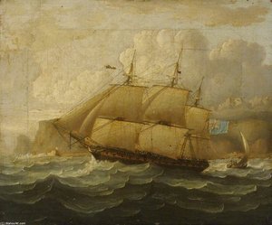 Hms 'leander' At Sea — Thomas Buttersworth