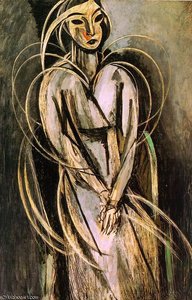 Madame Yvonne Landsberg, Oil On Canvas, Philad — Henri Matisse, Post-impressionism