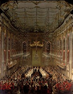 Banquet In The Redoutensaal, Vienna, — Martin Ii Mytens