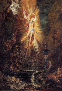Apollo Vanquishing The Serpent Python — Gustave Moreau, Symbolist Painting