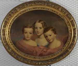 Mary Louise, Clifford, And Frederick Trask — Charles Cromwell Ingham