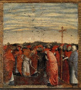 Founding Of Santa Maria Maggiore — Sassetta (stefano Di Giovanni)