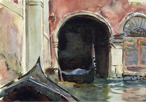 Venetian Canal — John Singer Sargent, Realist Impressionism