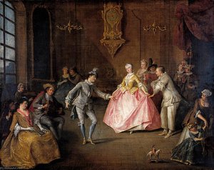 Avant Le Bal Costumé — Nicolas Lancret