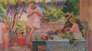 Meal On The Terrace — Henri Lebasque