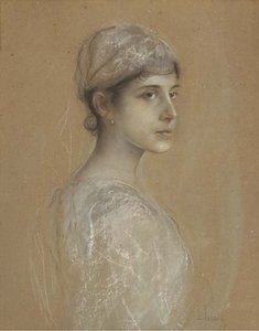 Dorothée De Talleyrand-périgord, Princesse De Fürstenberg, En Jeune Mariée — Franz Seraph Von Lenbach