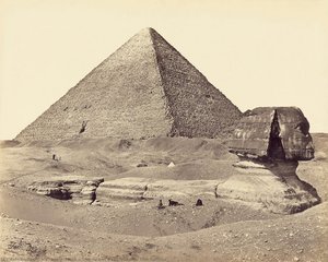 The Great Pyramid And The Sphinx — Francis Frith