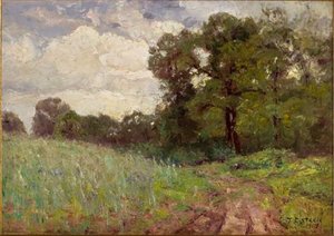 Woods And Sky (cloud Study) — Theodore Clement Steele