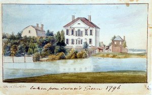 A View In Charleston Taken From Savage’s Green 1796 — Charles Fraser