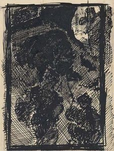 Sketch Of Bear-hunting Scene — Nicholas Roerich