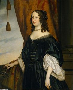 Amalia Van Solms, Wife Of Prince Frederik Hendrik — Gerard Van Honthorst
