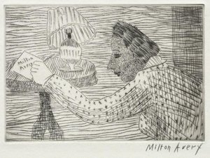 Laurels Number Two. My Wife Sally — Milton Avery