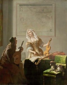The Music Lesson — Jacob Ochtervelt