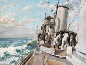 27 Knots Hms 'melampus' — Philip Connard
